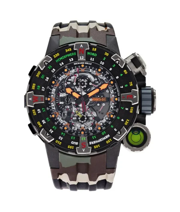 Richard Mille 25-01 - Tourbillon Adventure In Collaboration - Sylvester Stallone - 50mm - Men’s Watch